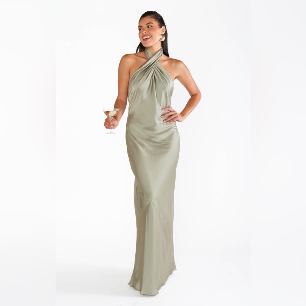 Jasmine Halter Maxi Dress